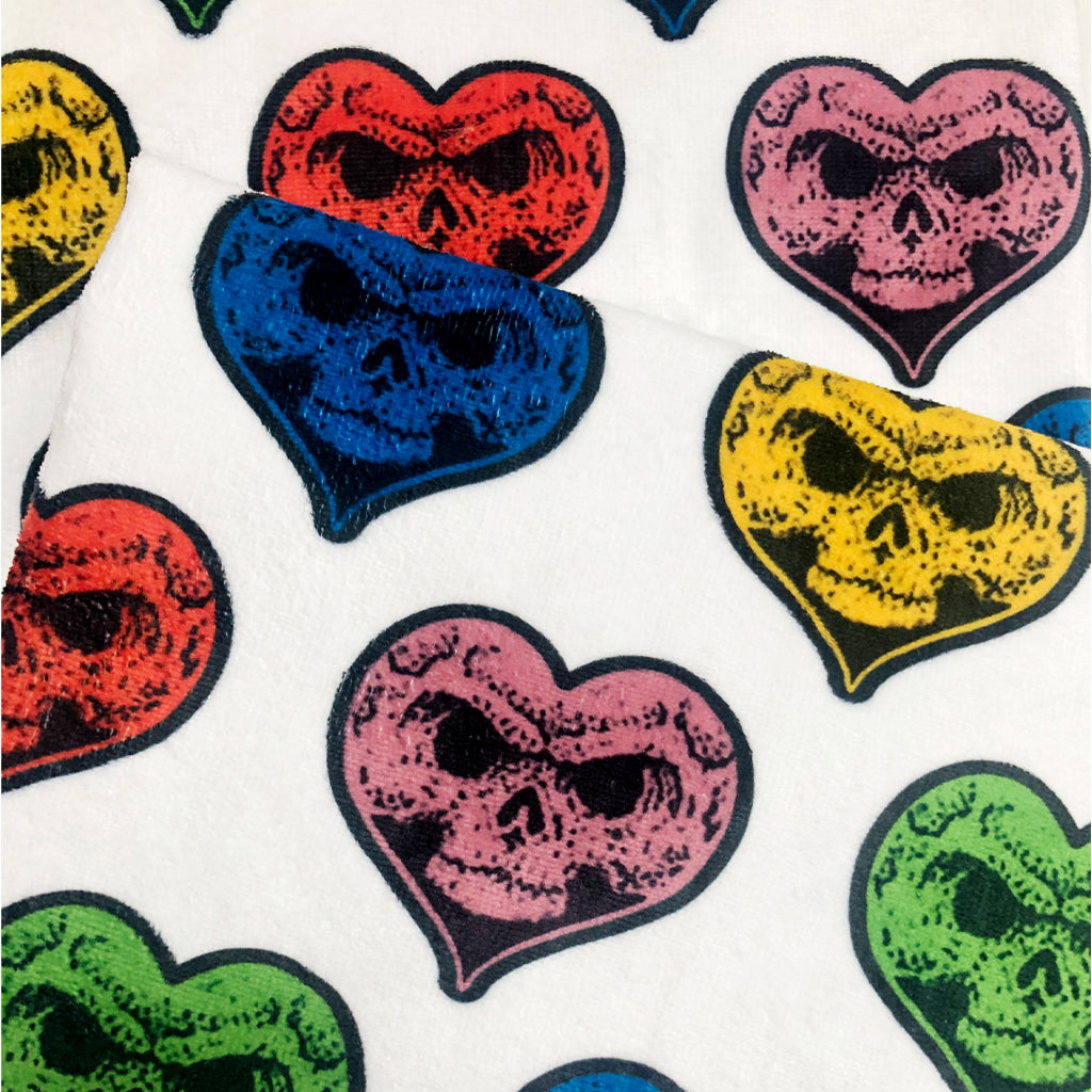 Heartskull Beach Towel